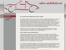 Tablet Screenshot of cabrio-windschott.net